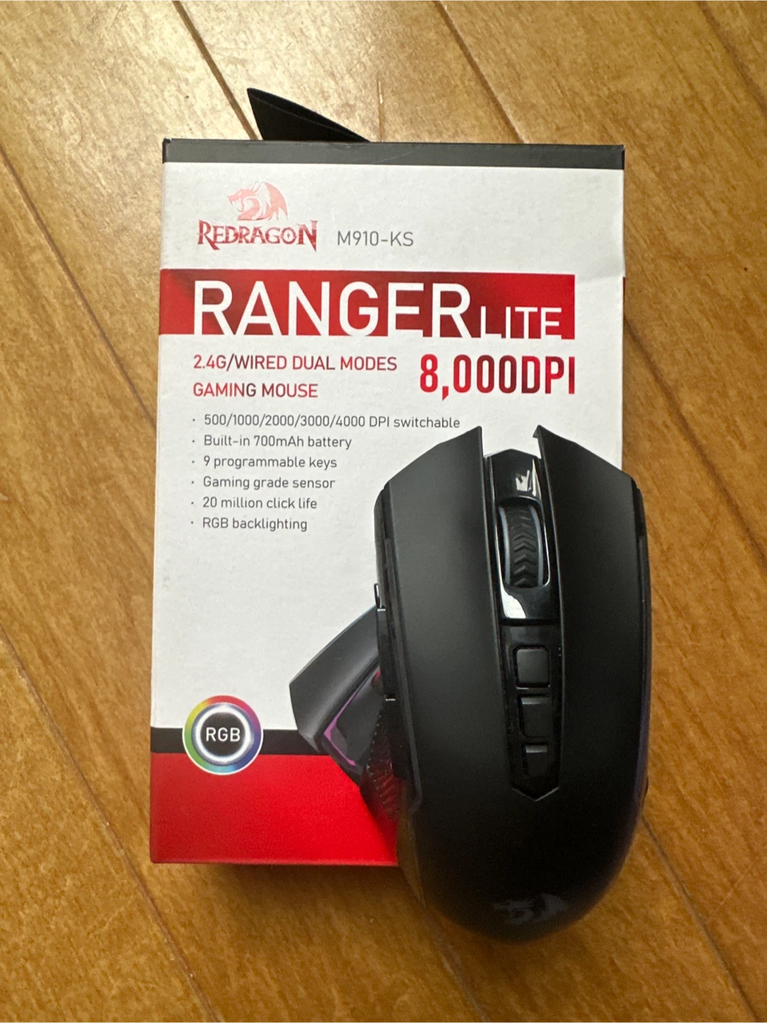 Redragon M910-KS Ranger Lite Gaming Mouse - NEW