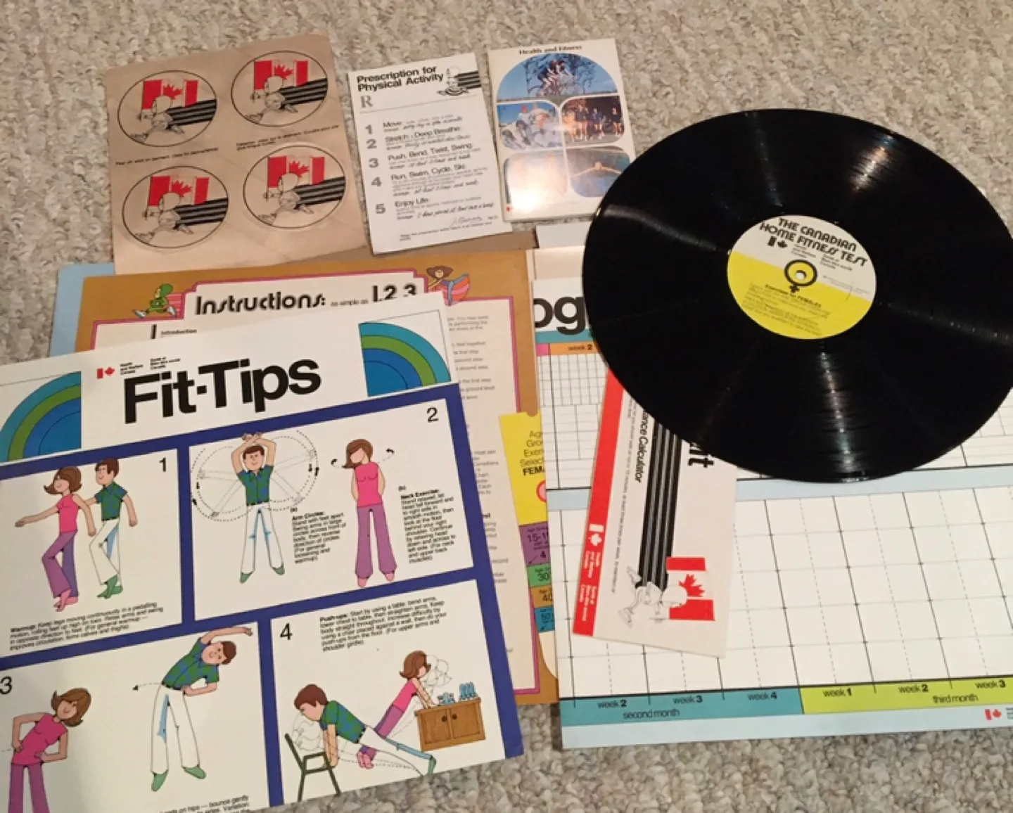 Vintage The Fit-Kit Canadian Home Fitness Test image indicator(2)