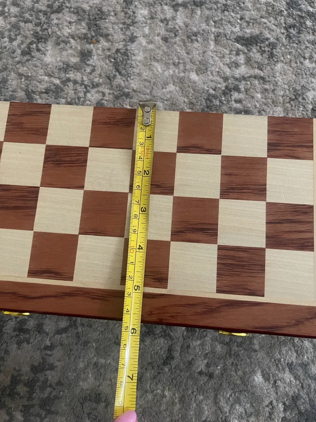 Brass Chess Set with Wooden Case image indicator(5)