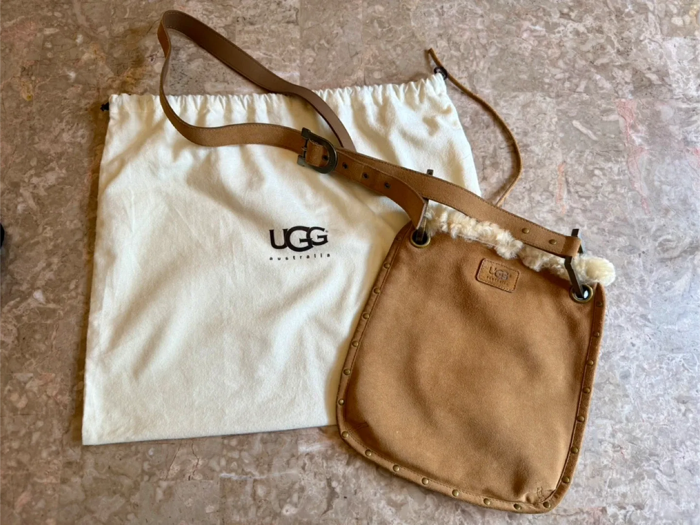UGG Suede & Shearling  Bag thumbnail