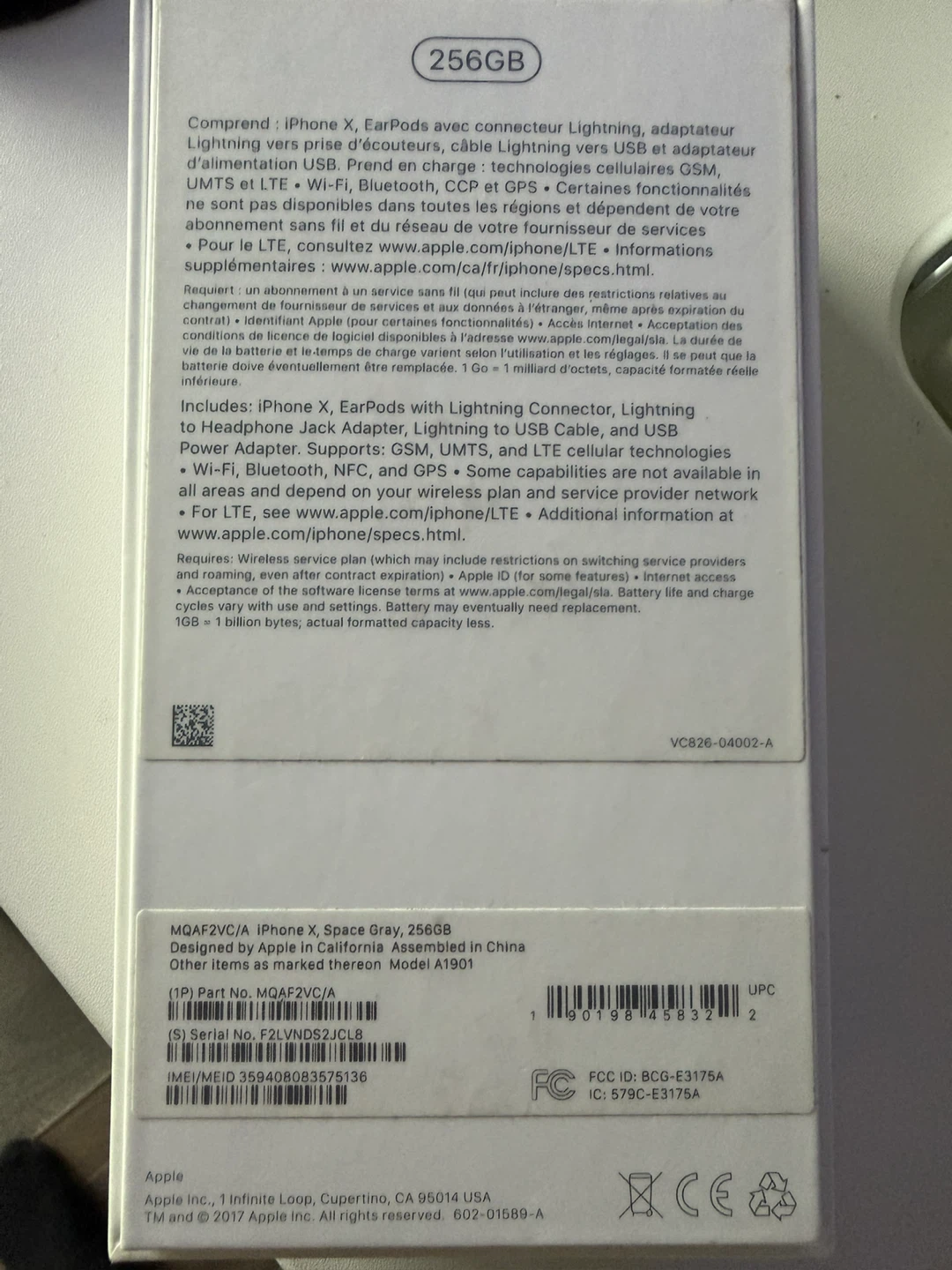 iPhone X 256GB in Space Gray - photo 3