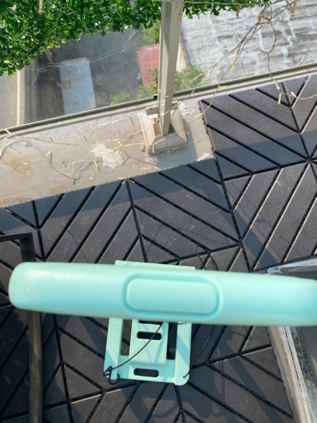Mint Green Folding Luggage Cart - photo 3