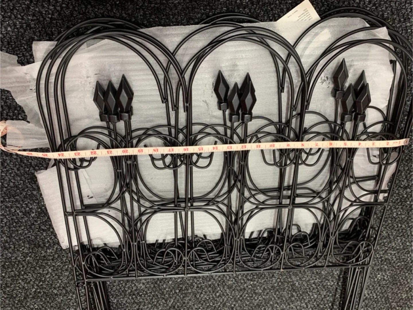 Black Metal Garden 🥕Border Fencing