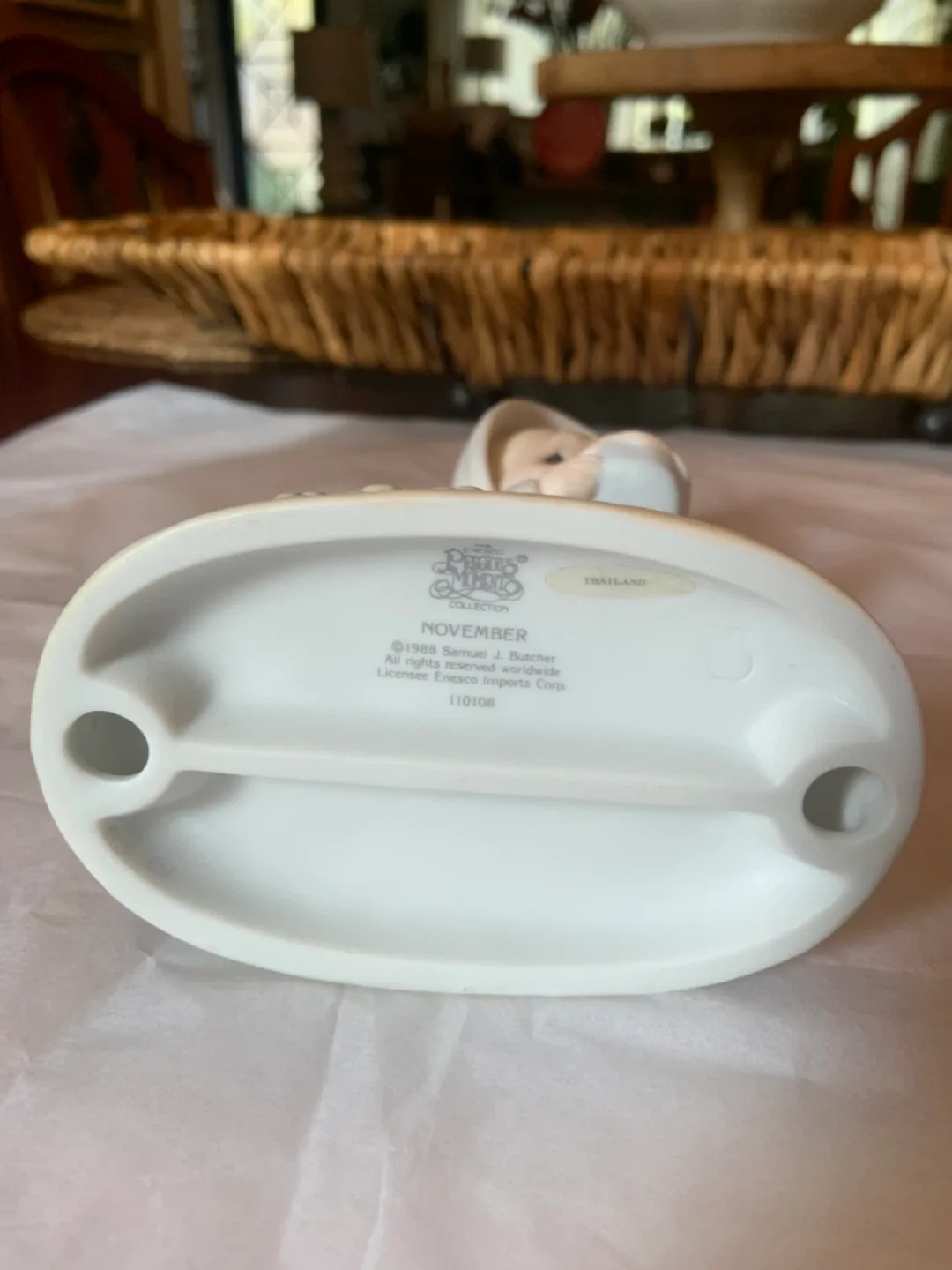 VINTAGE ‘ PRECIOUS MOMENTS CALENDAR PIE GIRL ! 1988 image indicator(7)