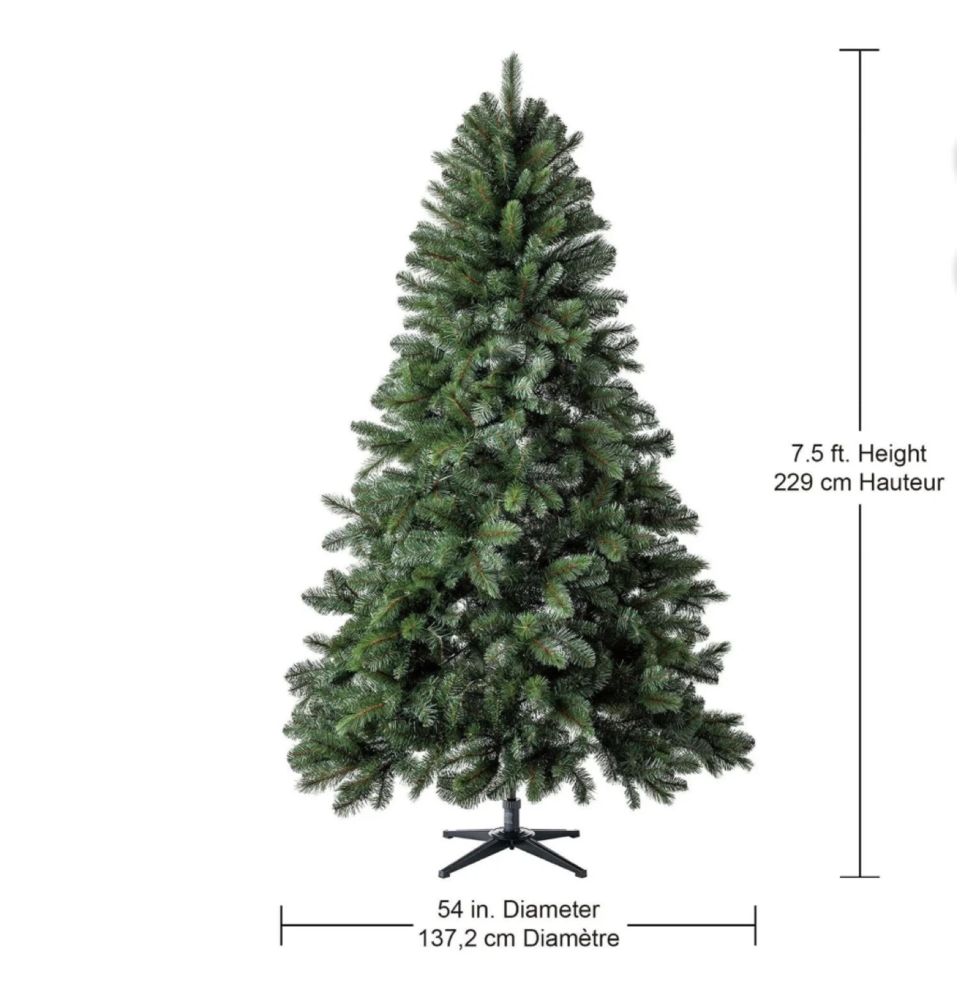 7.5 ft Artificial Christmas Tree