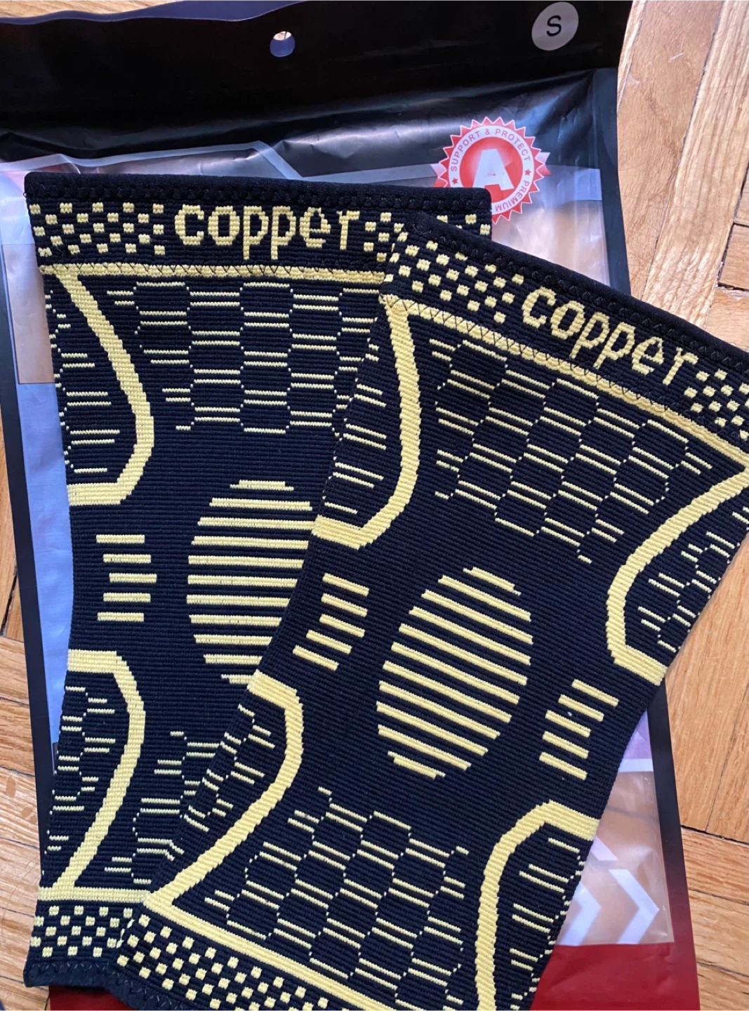 Copper Compression Knee Brace - Size S - photo 3