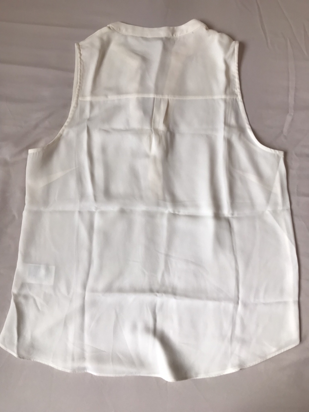 H&M Sleeveless Blouse - Size M - Cream - photo 2