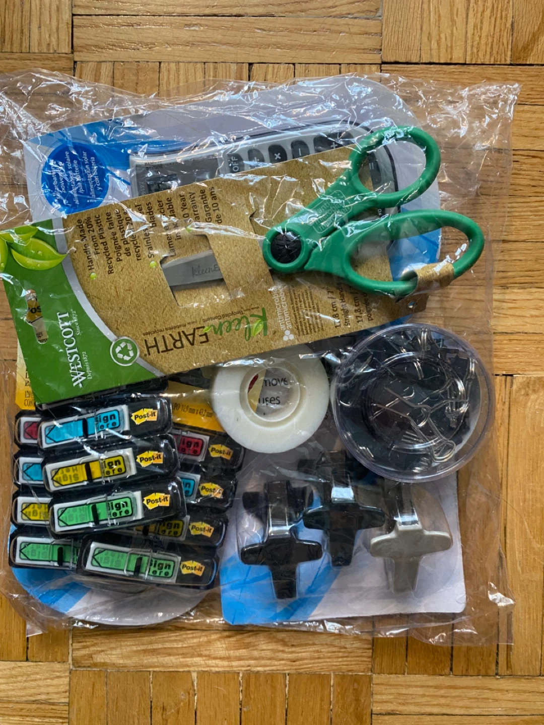 Office Supplies Bundle: Scissors, Post-its, Tape