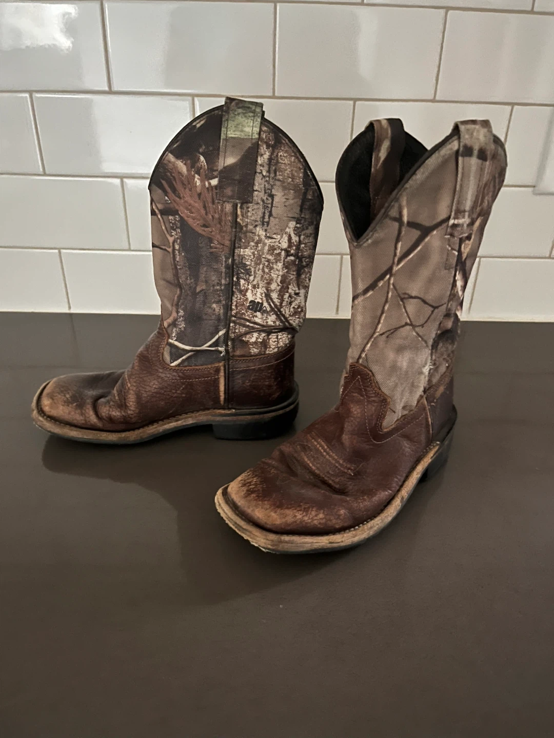 Kid’s Old West Camo Cowboy Boots - Size 11.5 - photo 2