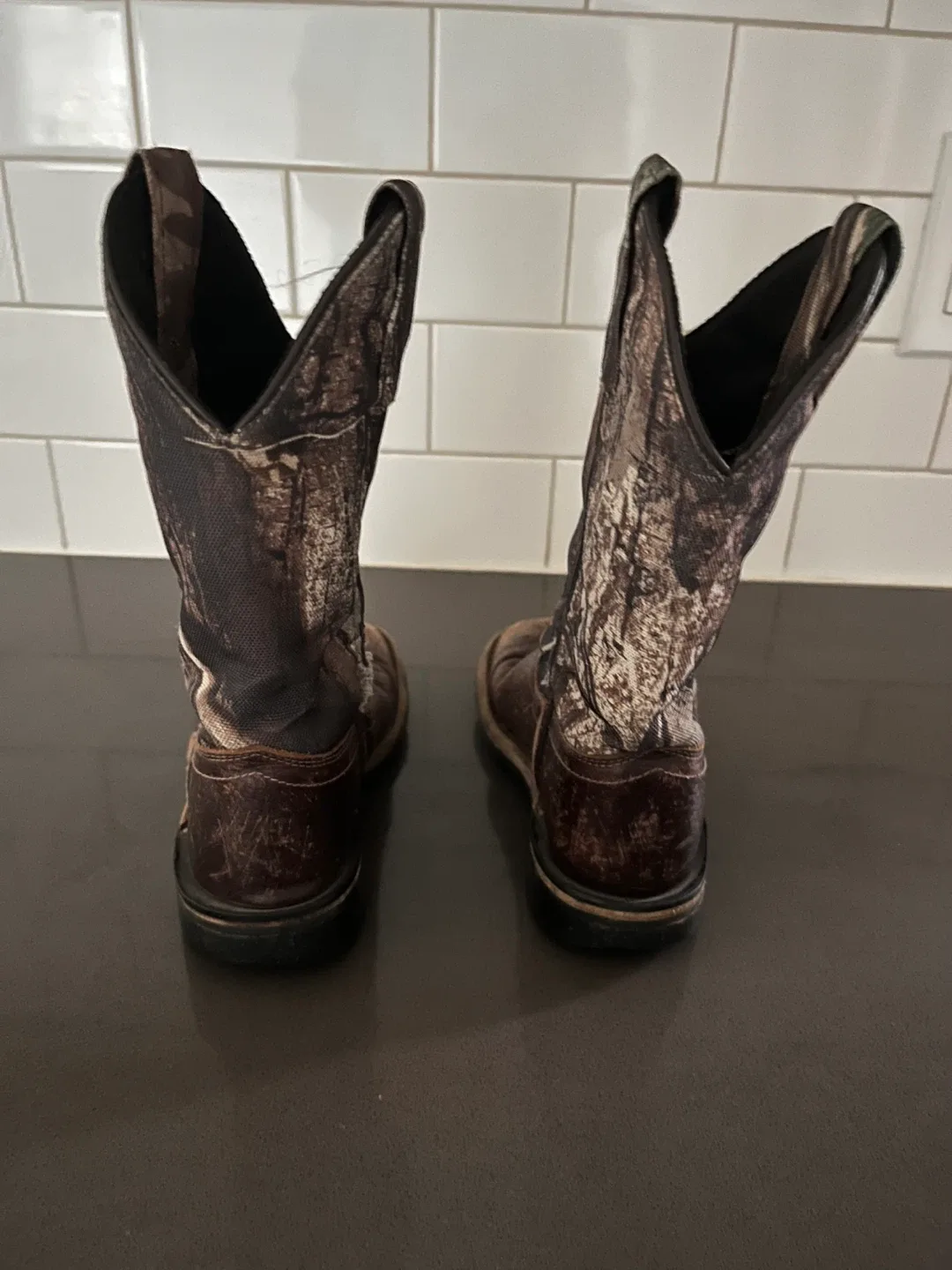 Kid’s Old West Camo Cowboy Boots - Size 11.5 image indicator(3)