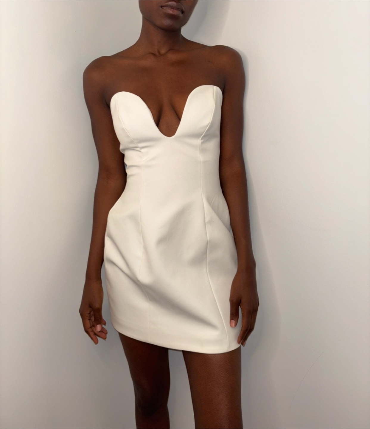 Zara White Mini Dress - Size XS - with tag!