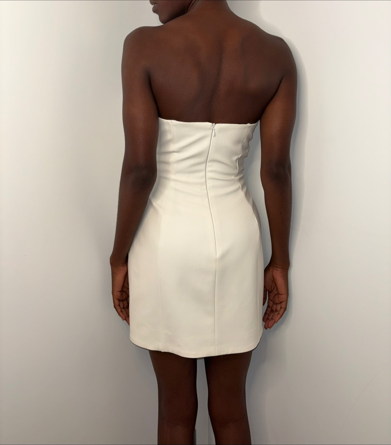 Zara White Mini Dress - Size XS - with tag! - photo 3