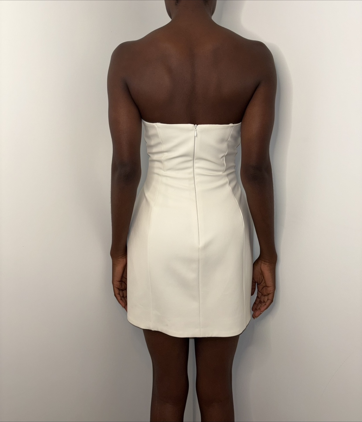 Zara White Mini Dress - Size XS - with tag! - photo 2