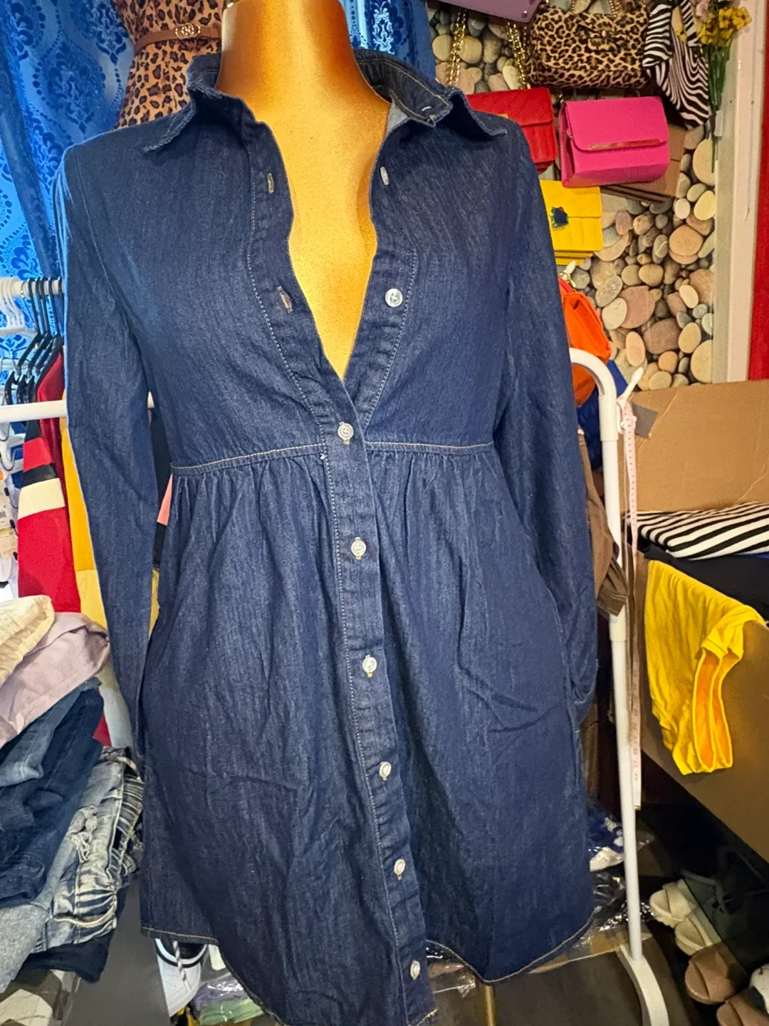 Denim Dress - Button Down thumbnail