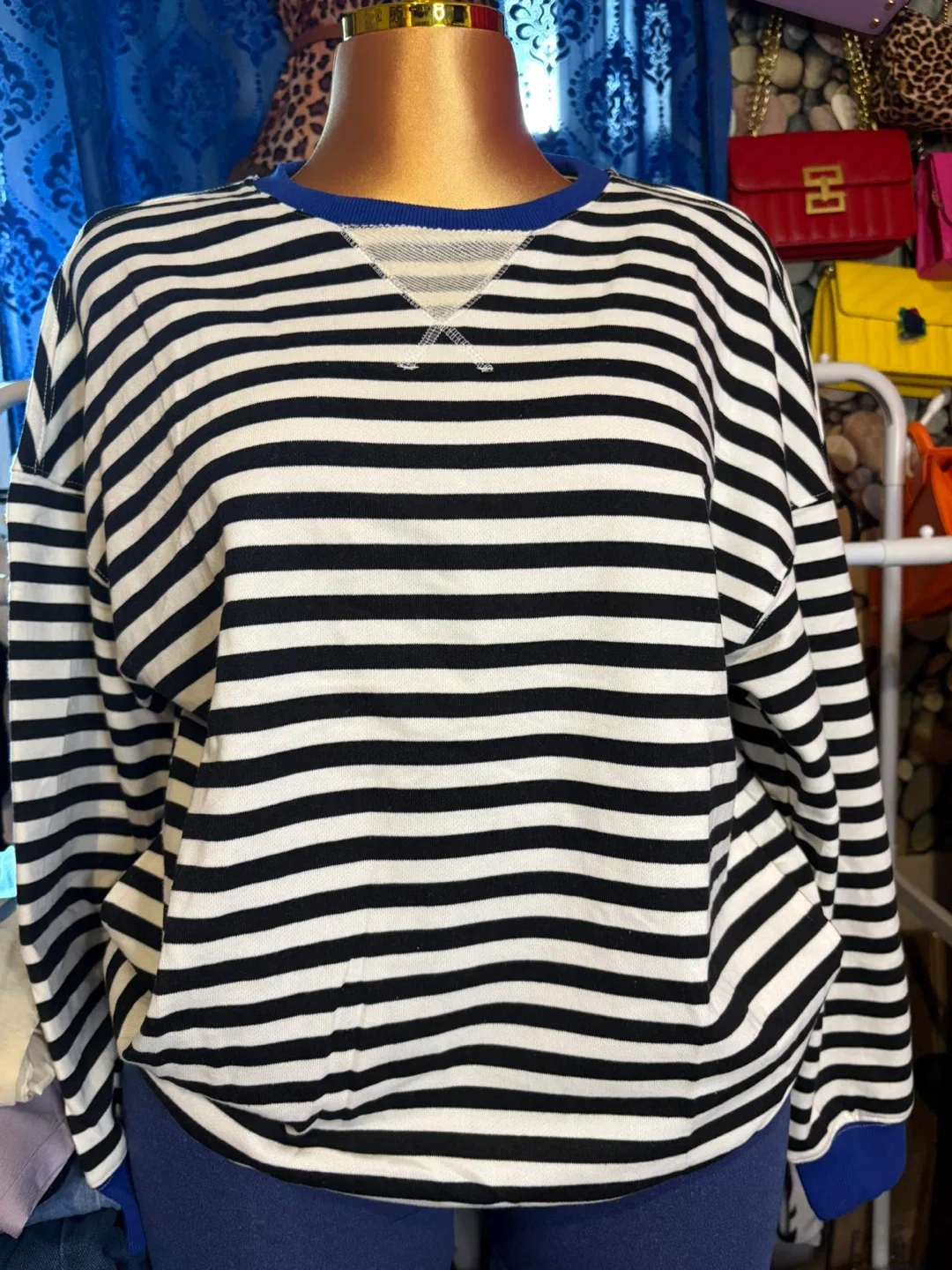 Striped Long Sleeve Top thumbnail