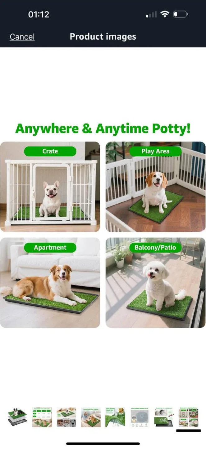 🐾 PICK FOR LIFE Dog Potty Toilet (Large Size 41”x26.8”) – New 🐶 image indicator(6)