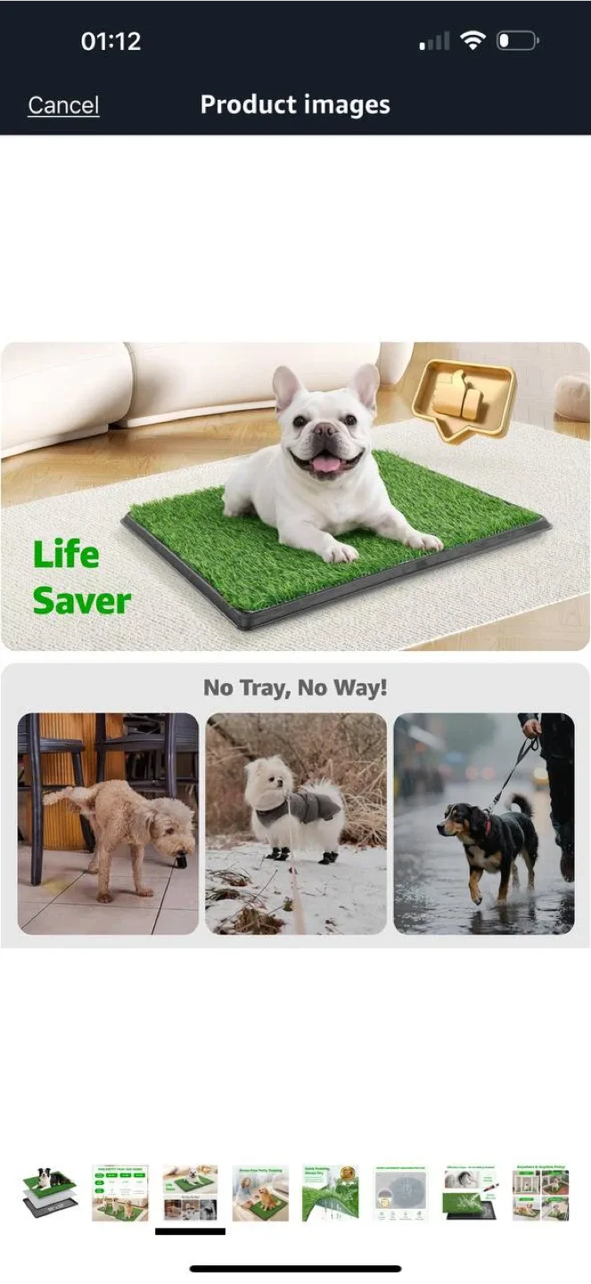 🐾 PICK FOR LIFE Dog Potty Toilet (Large Size 41”x26.8”) – New 🐶 image indicator(3)