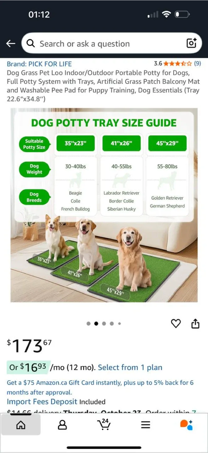 🐾 PICK FOR LIFE Dog Potty Toilet (Large Size 41”x26.8”) – New 🐶 image indicator(8)
