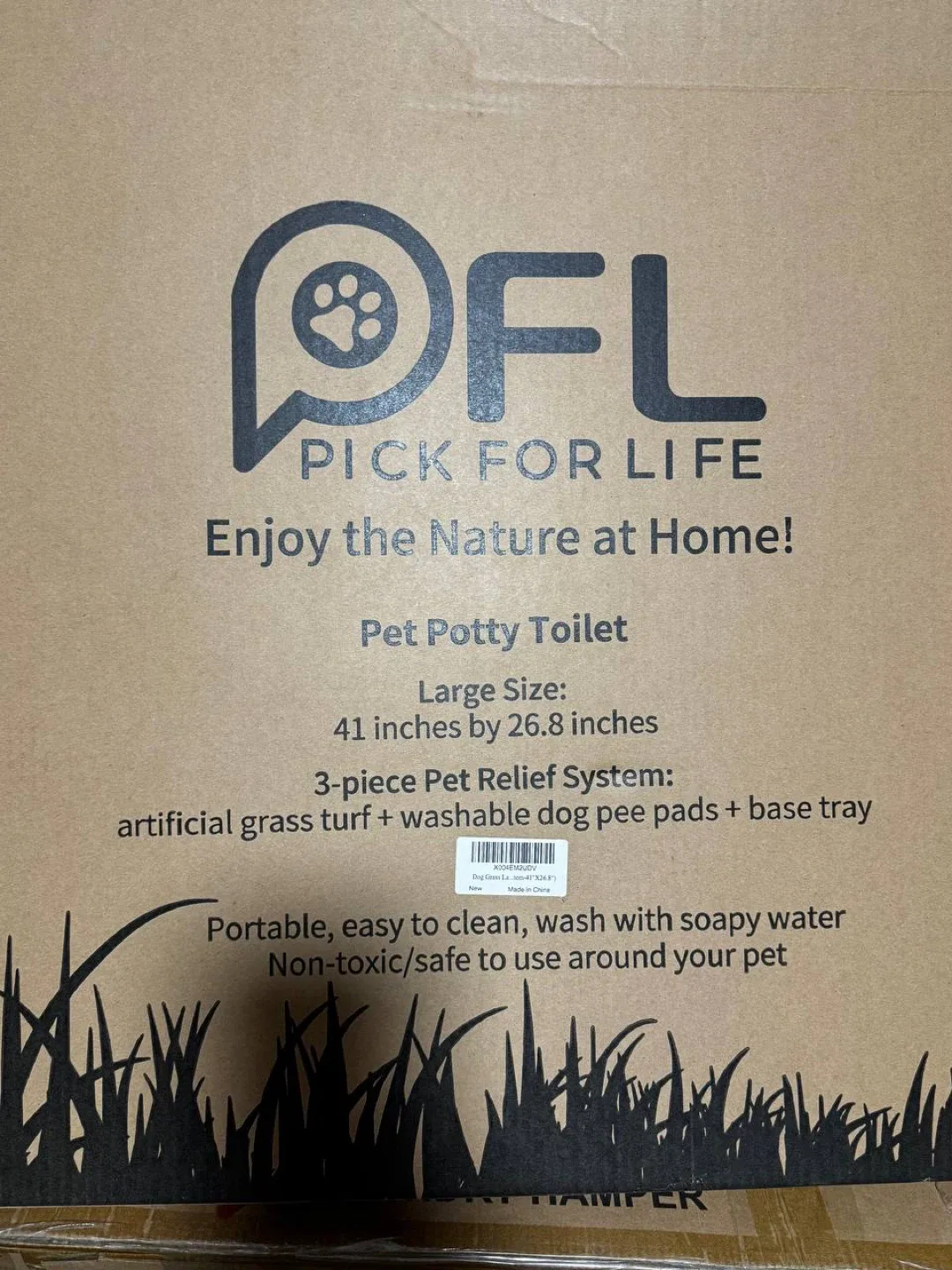 🐾 PICK FOR LIFE Dog Potty Toilet (Large Size 41”x26.8”) – New 🐶 image indicator(9)