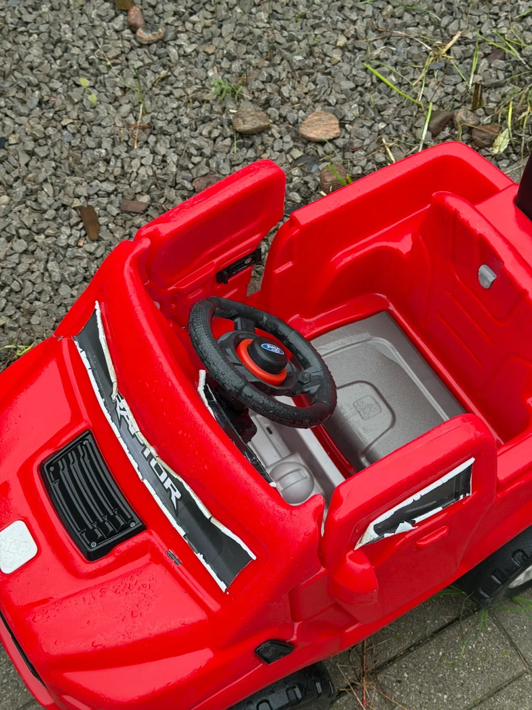 Red Ford Raptor Toddler Push Car image indicator(2)