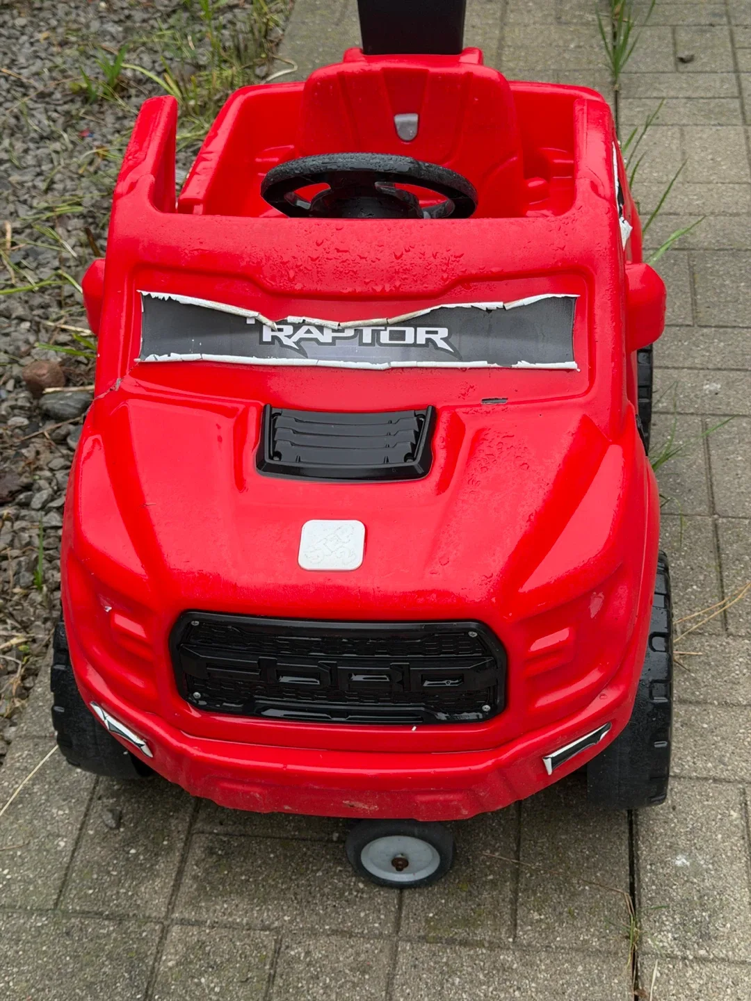 Red Ford Raptor Toddler Push Car image indicator(3)