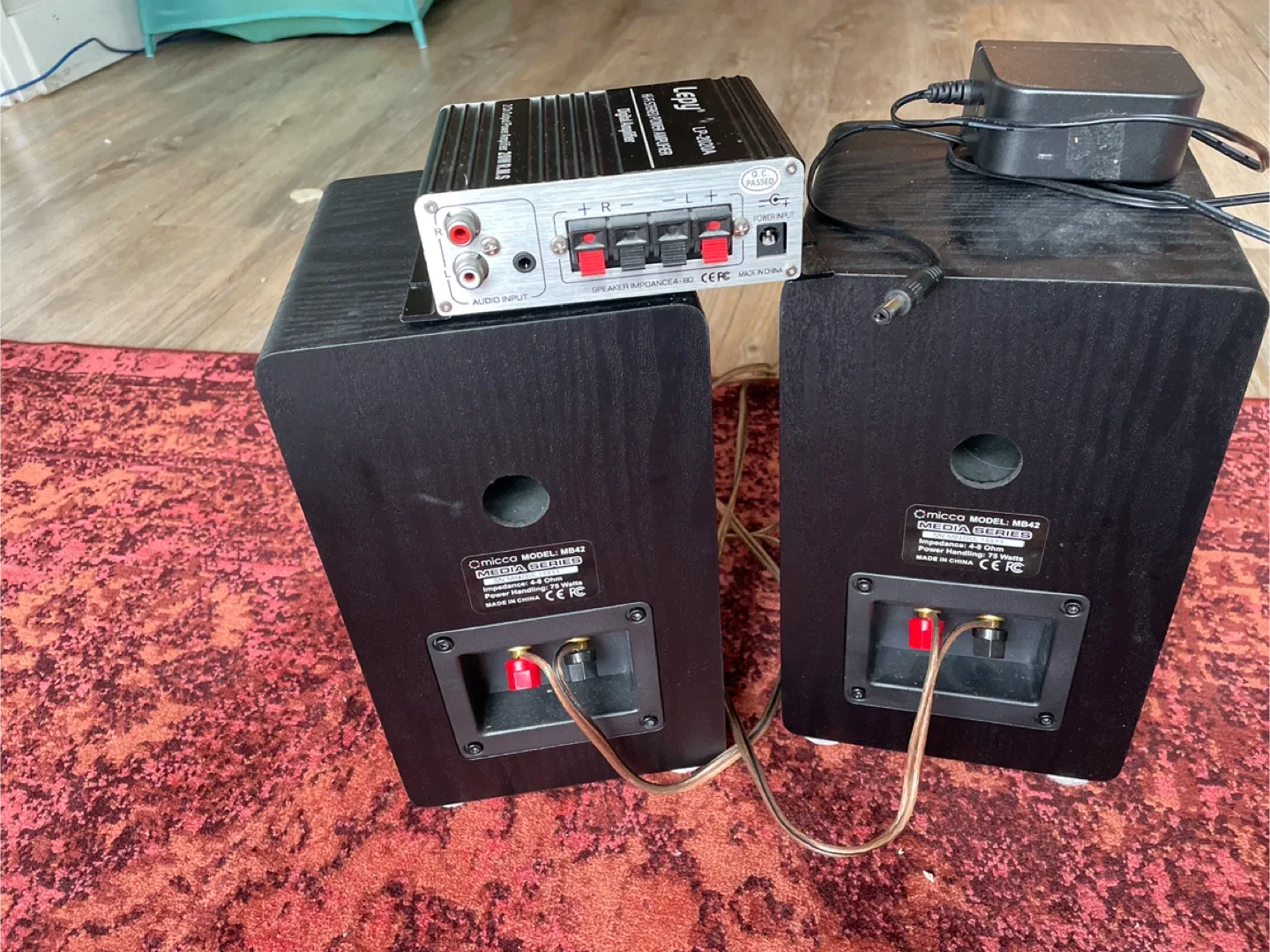 Micca MB42 Speakers & LP-2020A Amplifier image indicator(5)