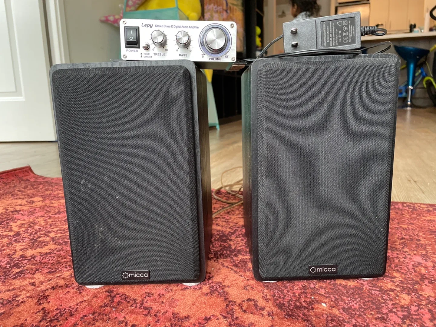 Micca MB42 Speakers & LP-2020A Amplifier image indicator(2)