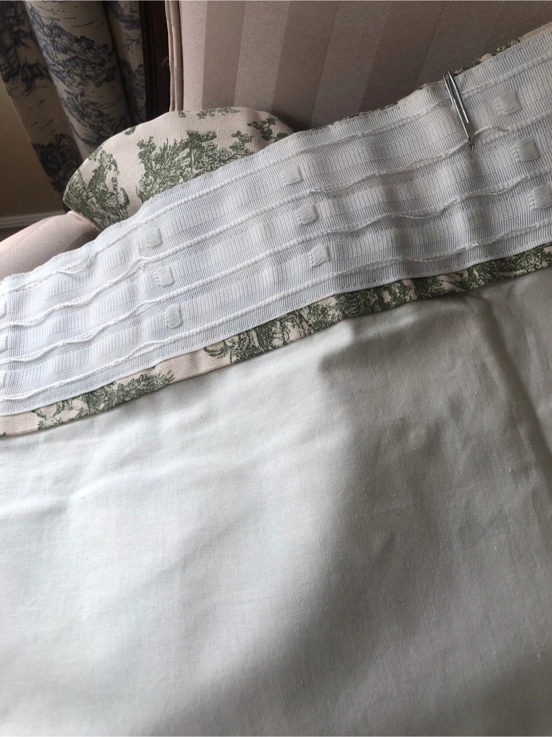 Custom Toile Curtain Panel (2) - photo 2