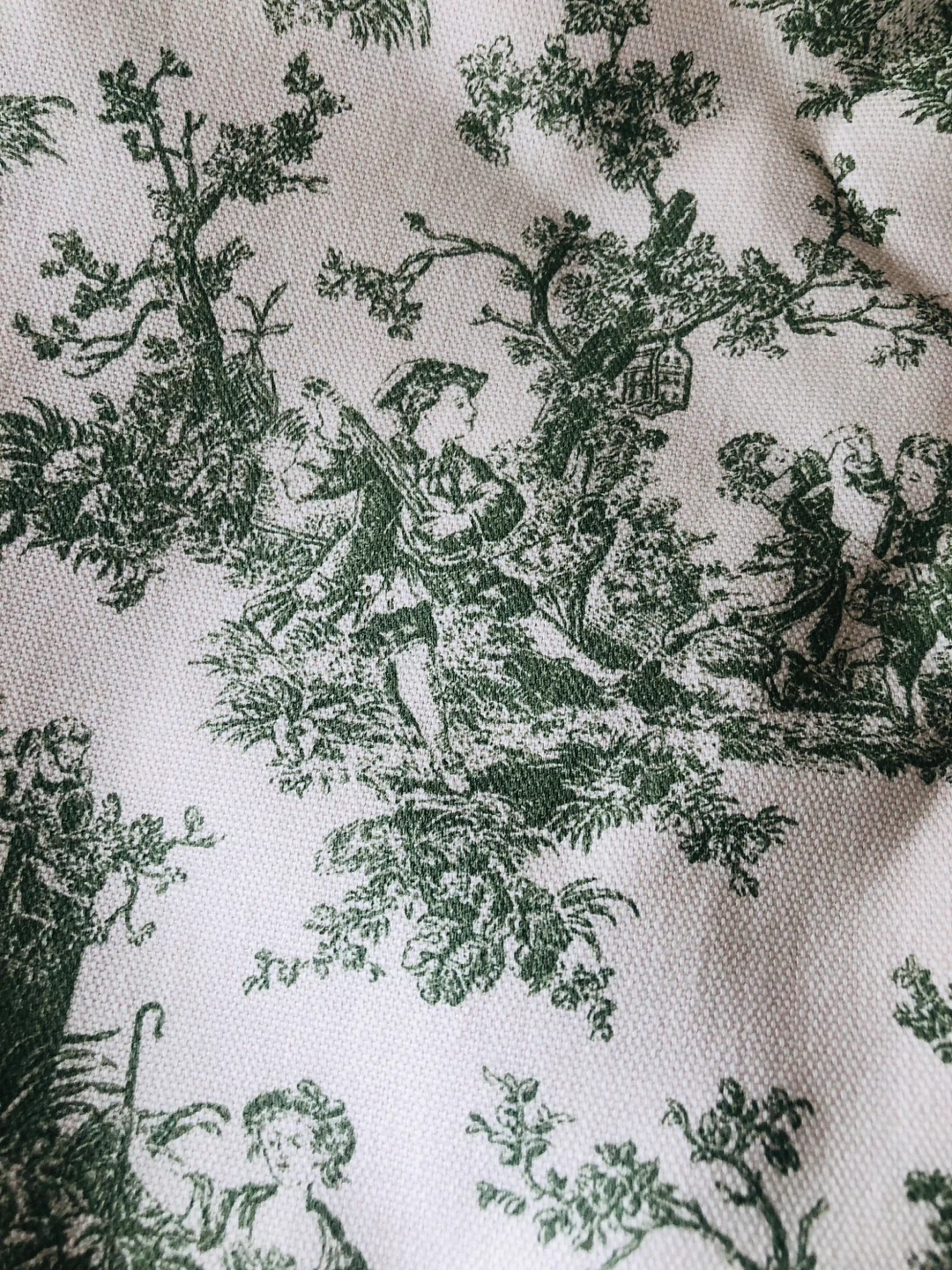 Custom Toile Curtain Panel (2)