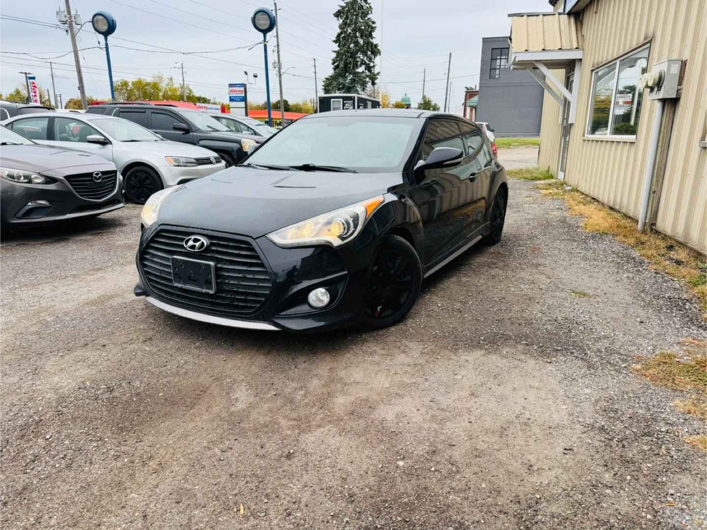 Black Hyundai Veloster Turbo