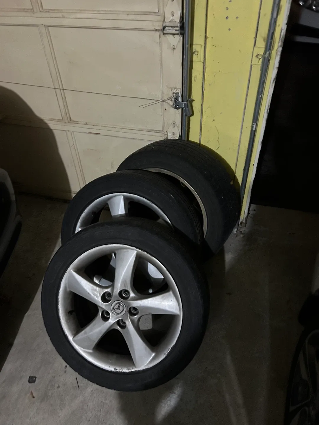 Set of 4 Mazda/Hyundai Rims with Tires - 215/50R17 image indicator(7)