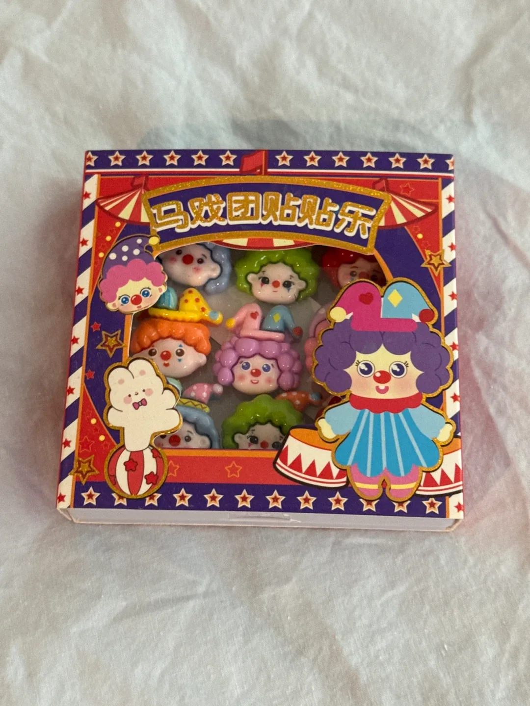 🥕NEW Halloween Clown Circus 3D Stickers thumbnail