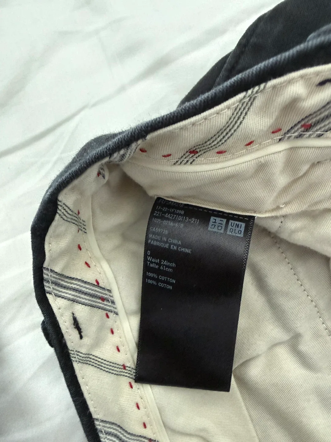 Uniqlo Ines de la Fressange Black Pants - Size 24 image indicator(2)