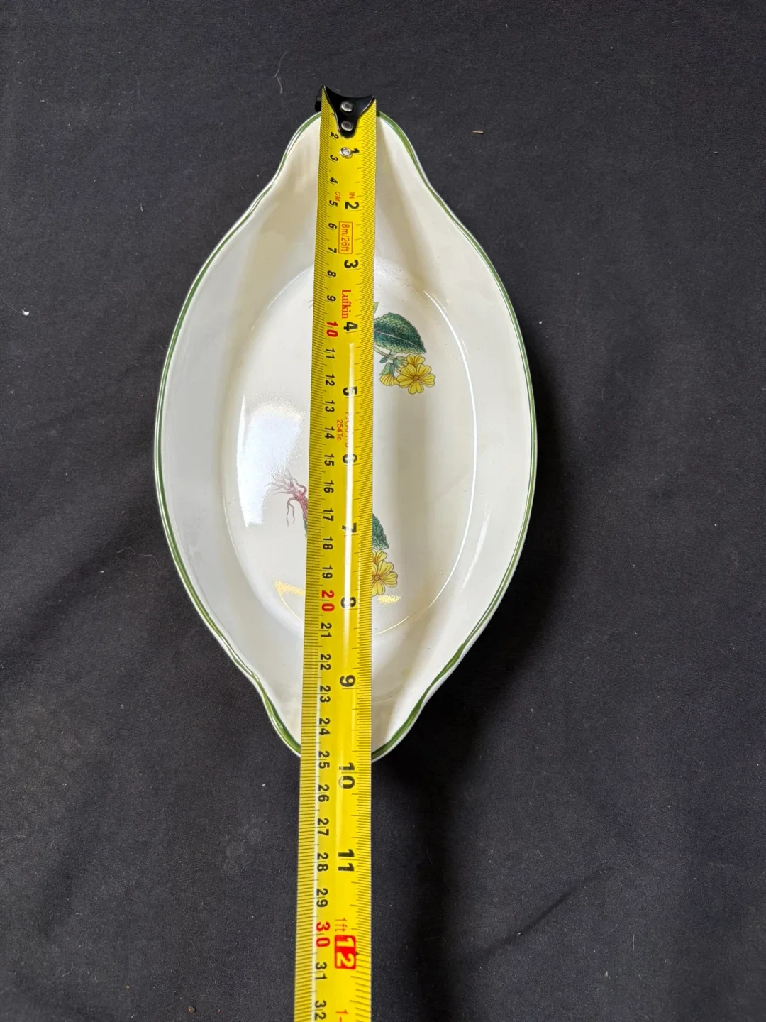 Vintage Royal Worcester Dish with Floral Design image indicator(5)