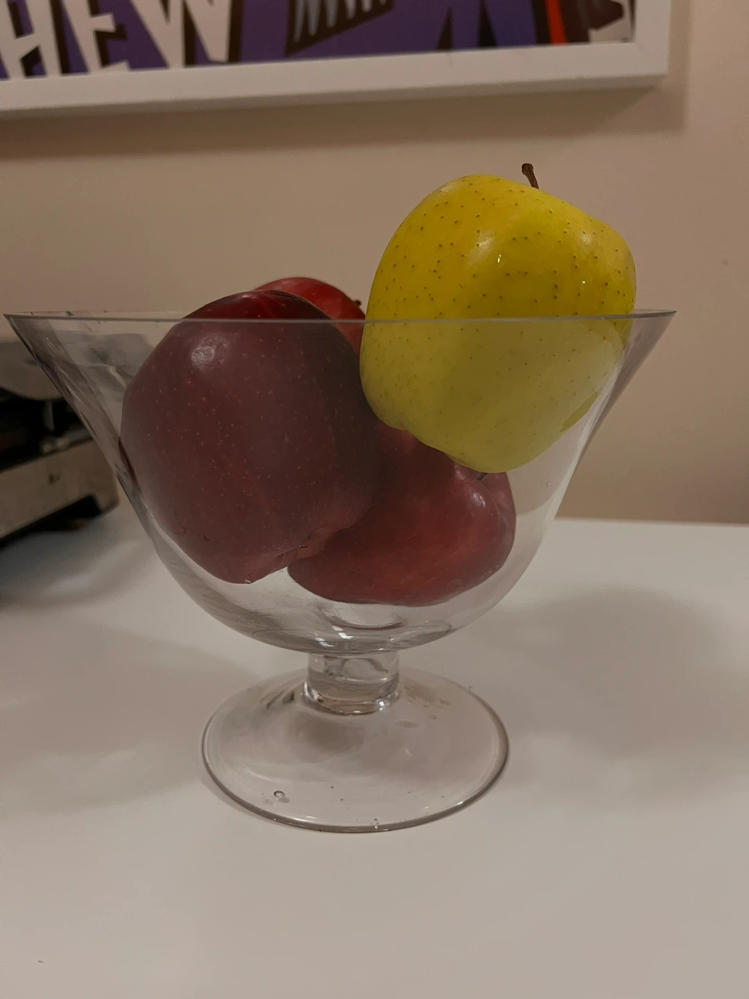 Vintage Fluted Glass Pedestal Bowl  🥕 - photo 3