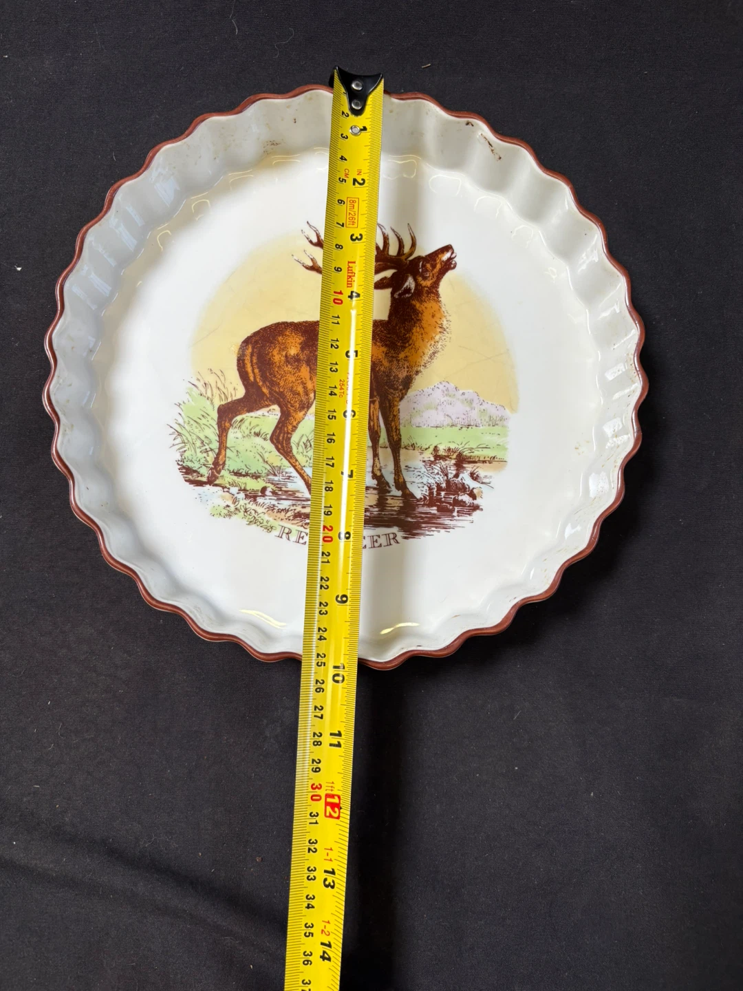 Royal Worcester Old English Game Tart Dish - photo 5
