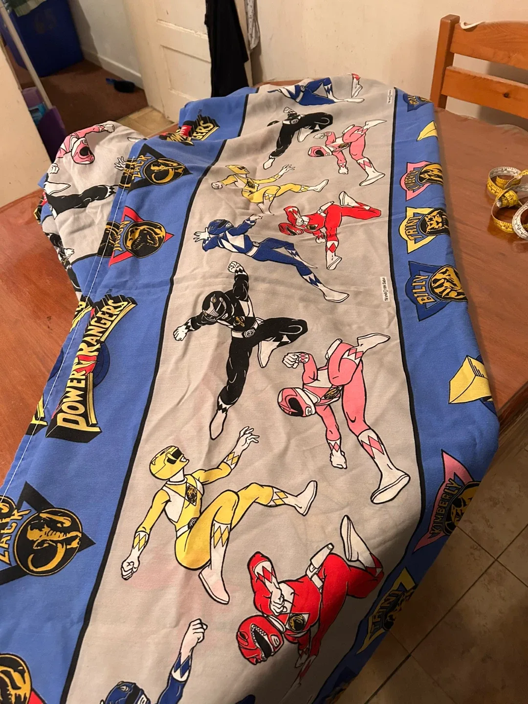 Vintage 1994 Power Rangers Twin Bed Sheet Set image indicator(4)