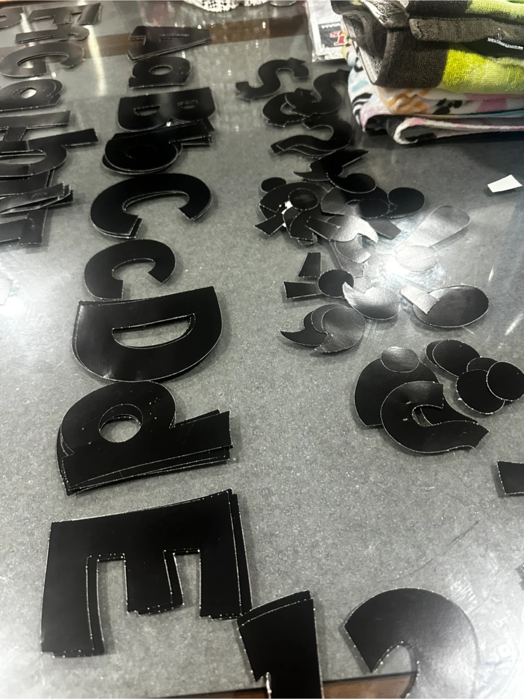 Black Letters and Numbers - photo 2