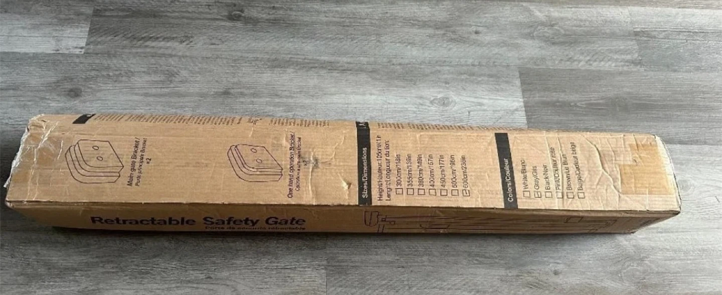 NEW 236" Wide Retractable Gate 42" Extra Tall New, Open Box - photo 4