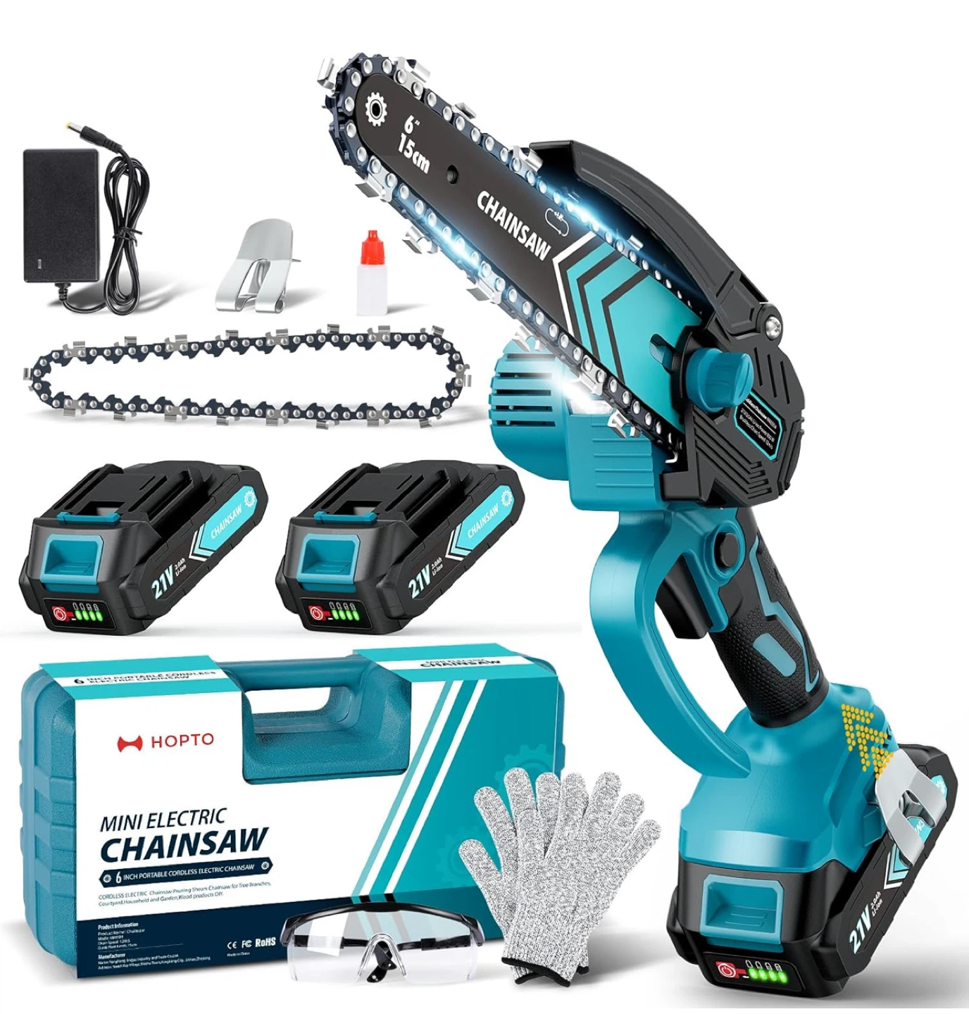 Mini Electric Chainsaw 6-Inch Portable