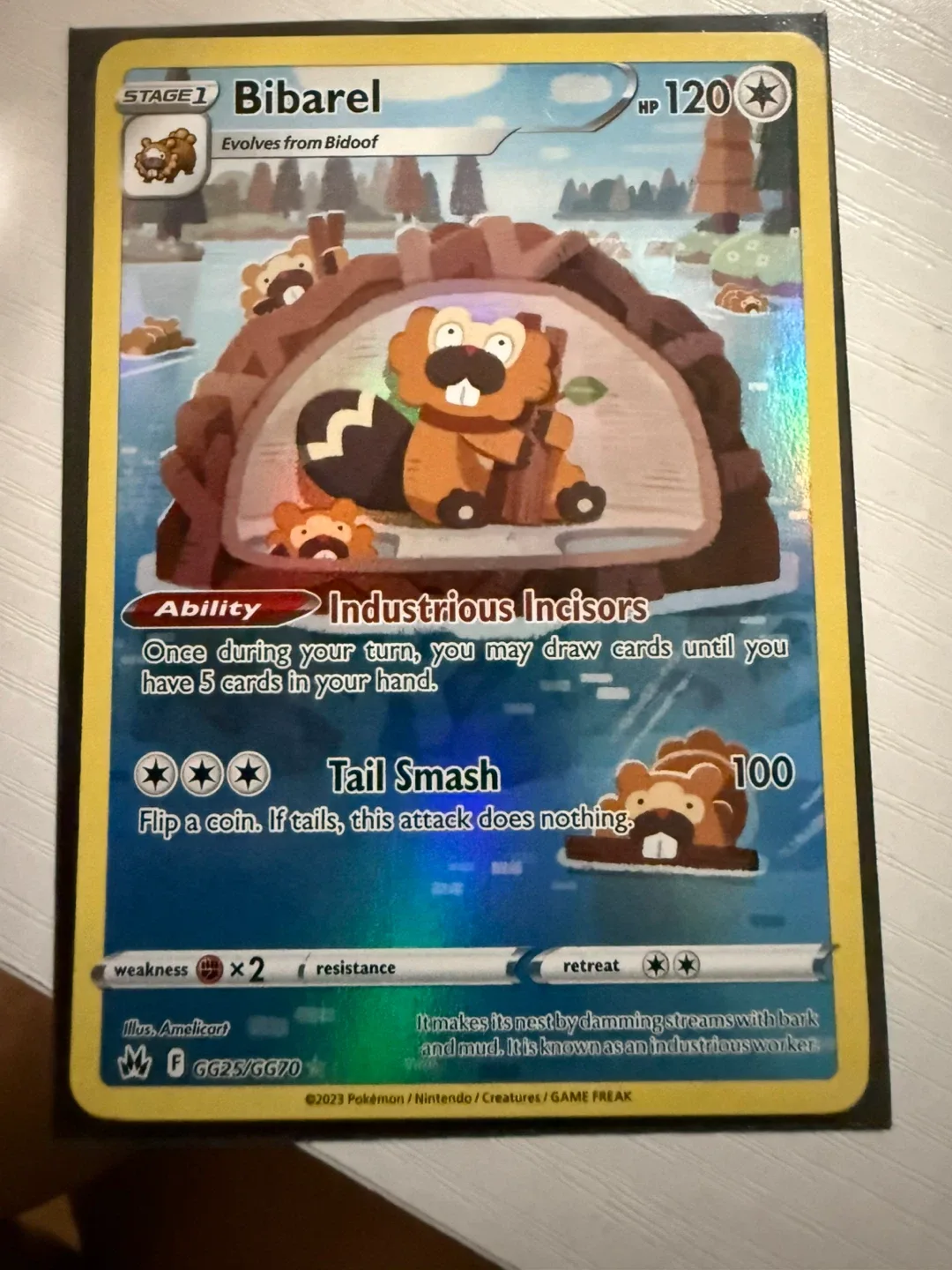 Bibarel Pokemon Card
