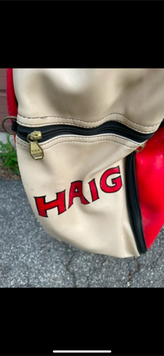 Haig Golf Bag - Red and Beige - photo 3