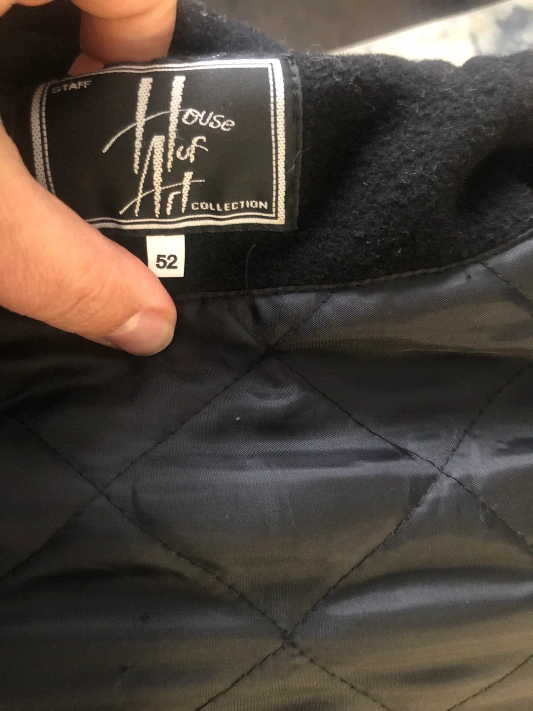 House of Art Collection Black Coat Size 52 image indicator(3)