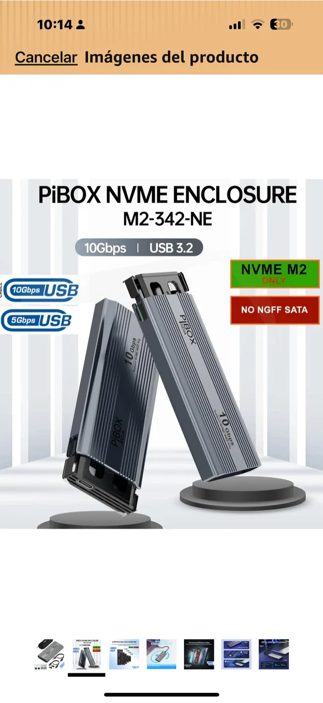 PiBOX NVMe Enclosure M2-342-NE image indicator(2)