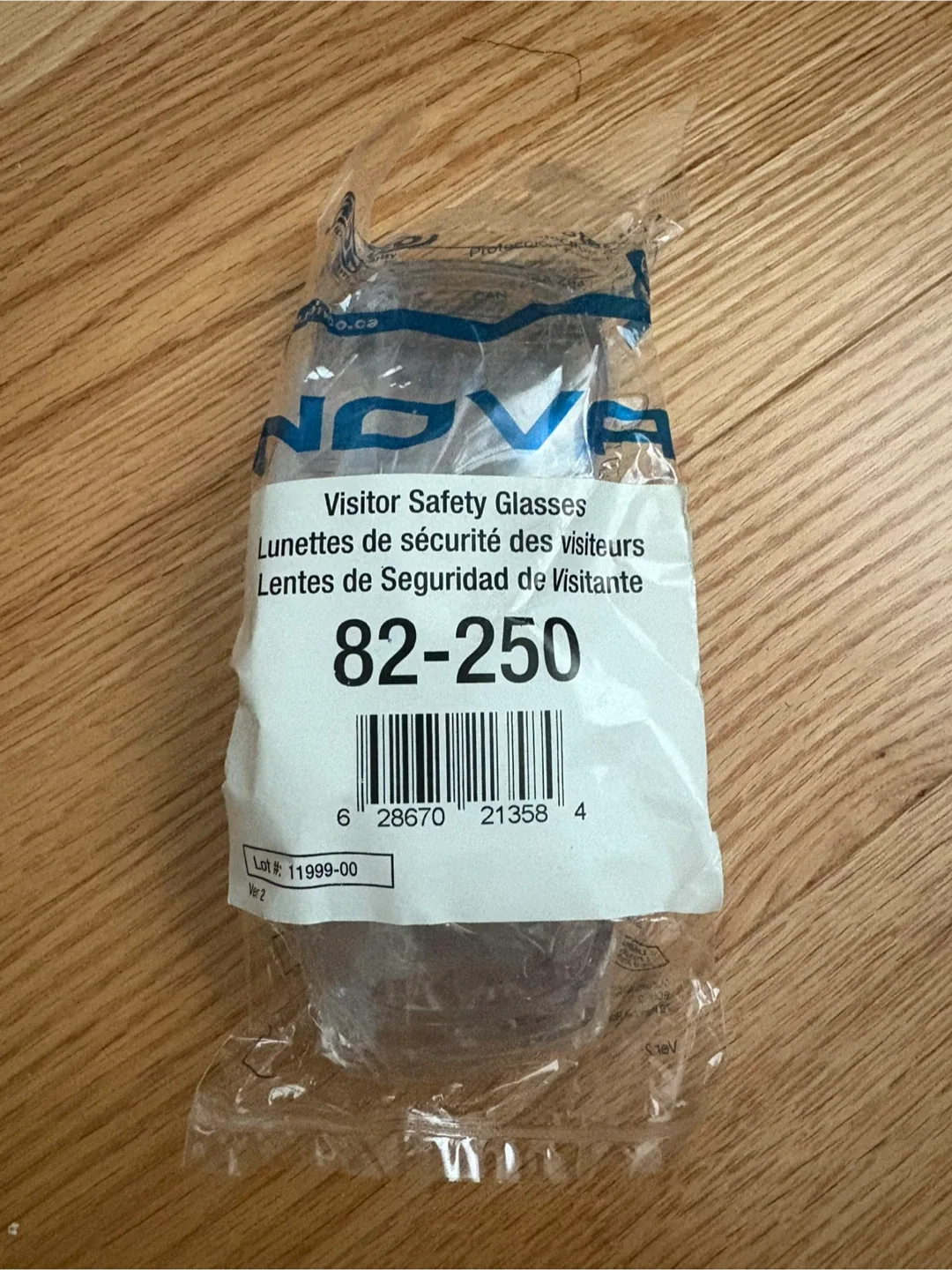 NOVA Visitor Safety Glasses - New in Package