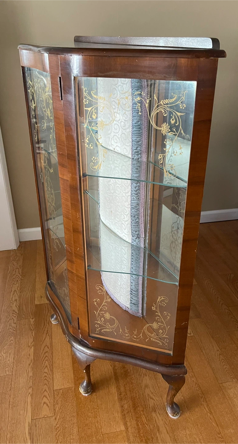 Vintage Curio Display Cabinet - photo 3
