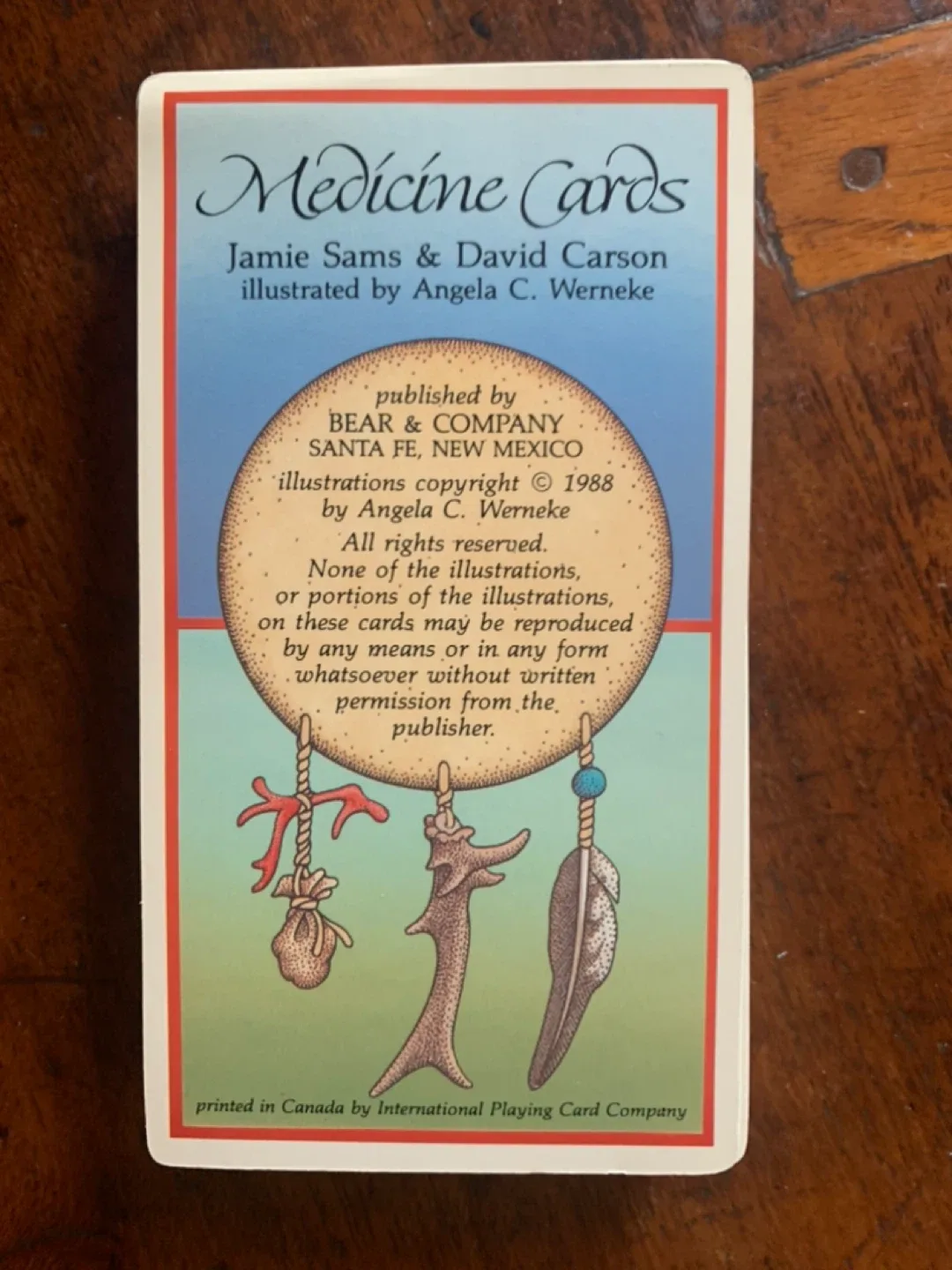 VINTAGE Medicine Cards Native American Divination 1988 image indicator(6)