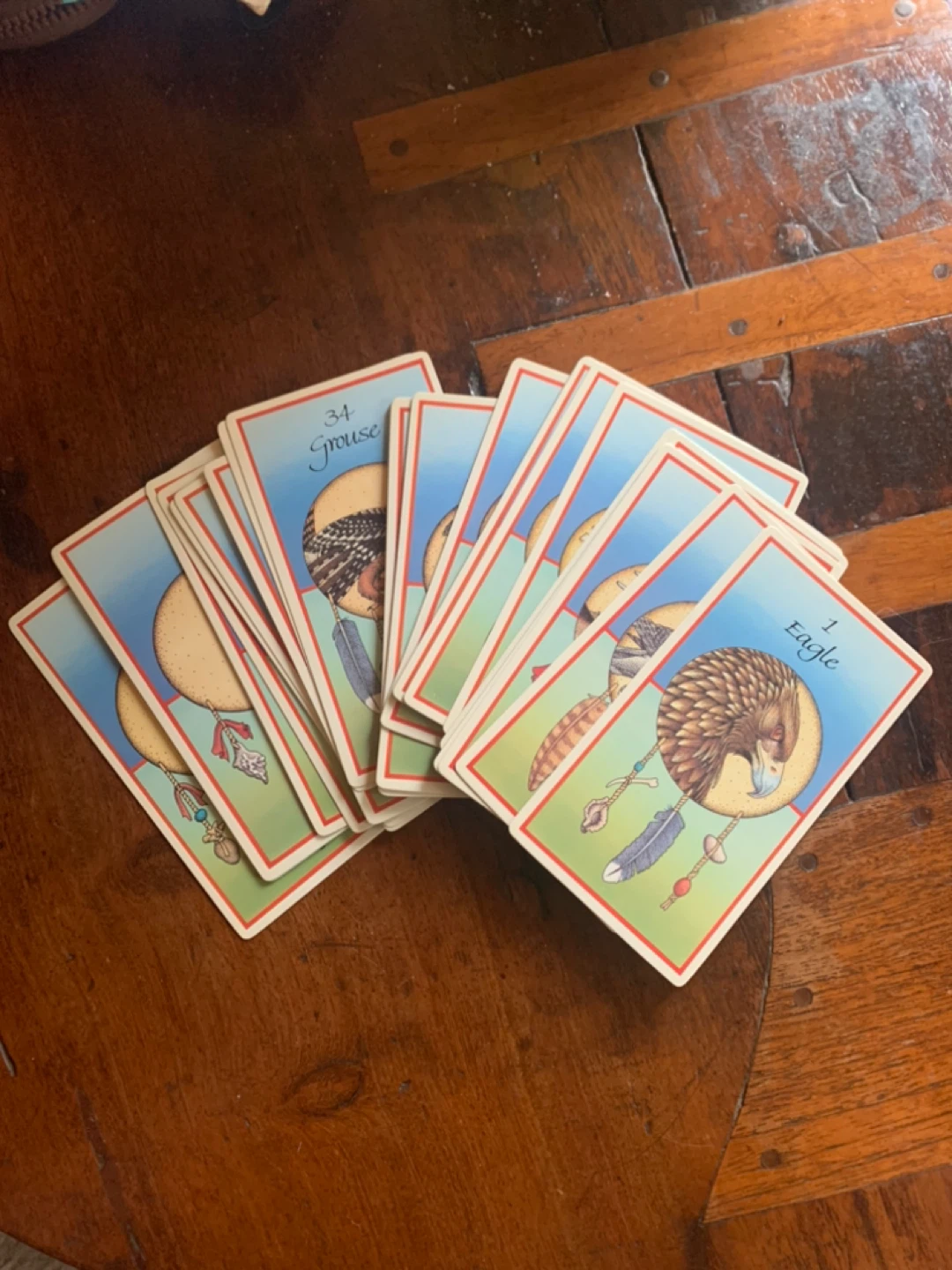 VINTAGE Medicine Cards Native American Divination 1988 - photo 5