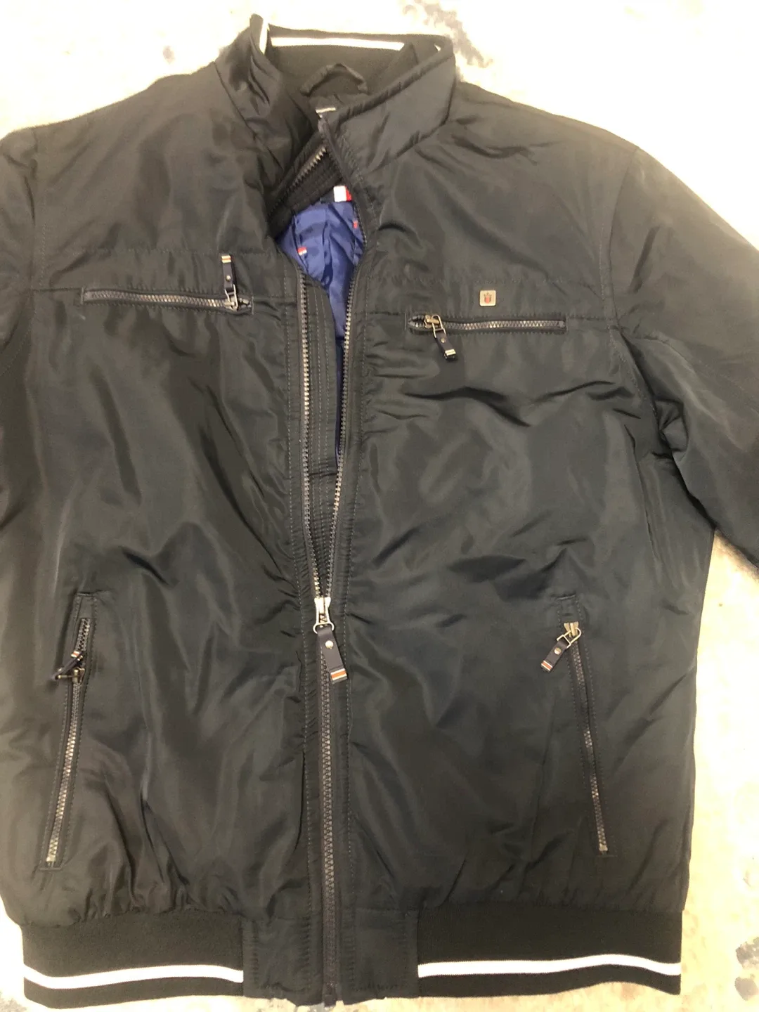 Louis Philippe Black Jacket Size L image indicator(2)