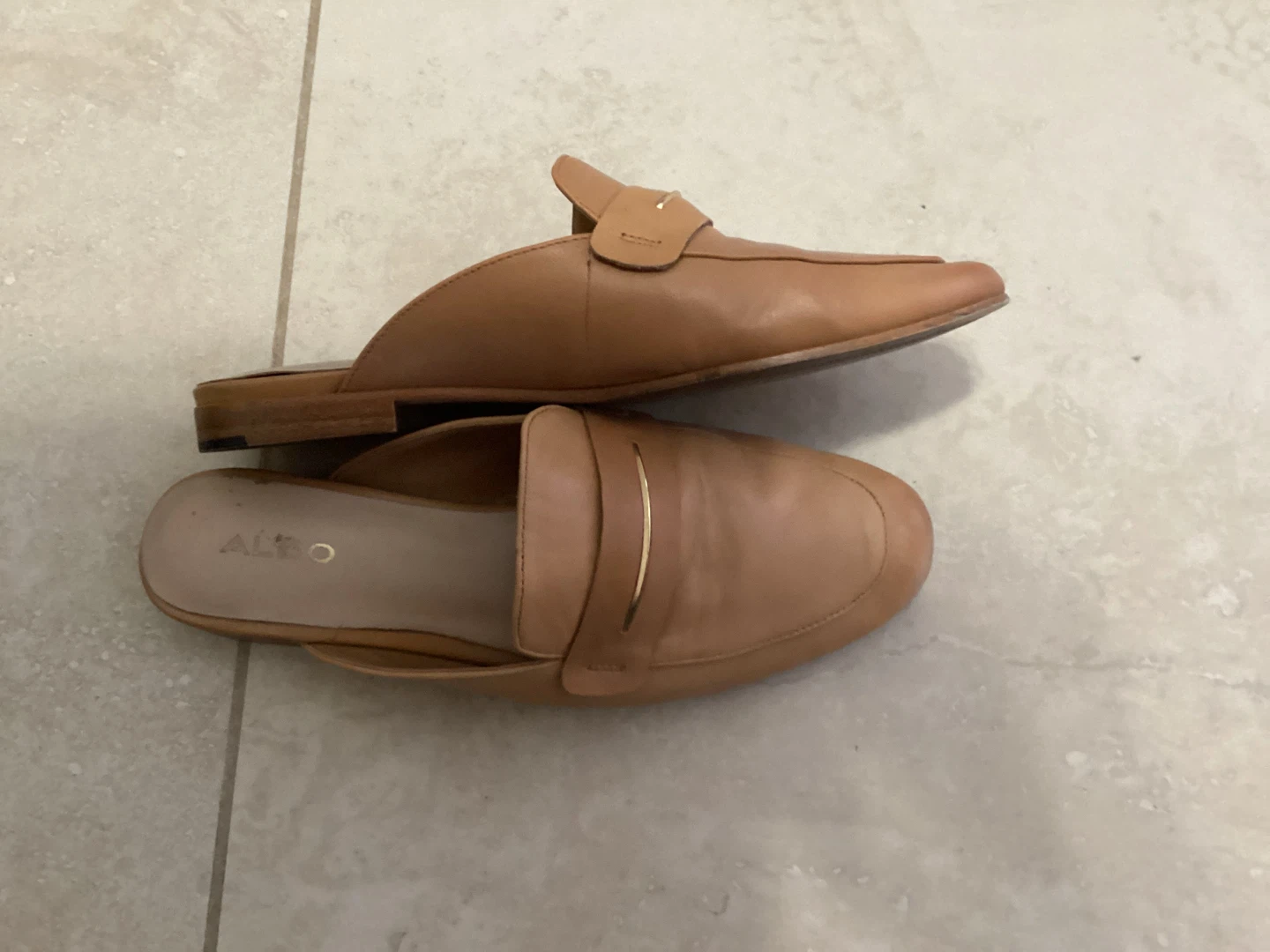 ALDO LEATHER MULE SHOE - photo 2